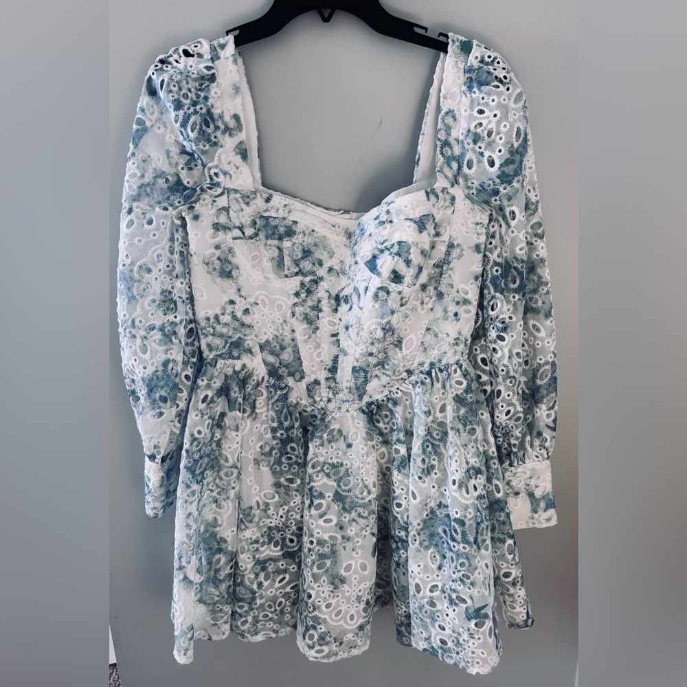 Elegant Floral Lace Women Dress